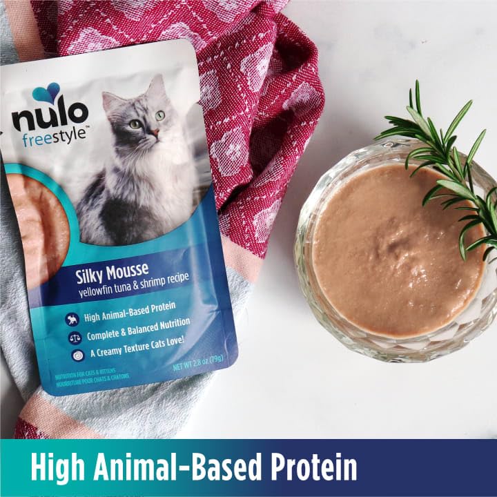 Nulo FreeStyle Silky Mousse hydration rich broth supports moisture intake for cats