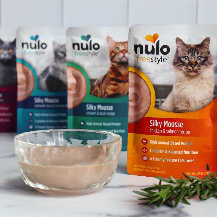 Nulo FreeStyle Silky Mousse taurine and vitamin A support heart health and vision