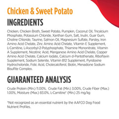 Nulo Signature Stews small-breed Taurine and L-Carnitine for heart and metabolism.