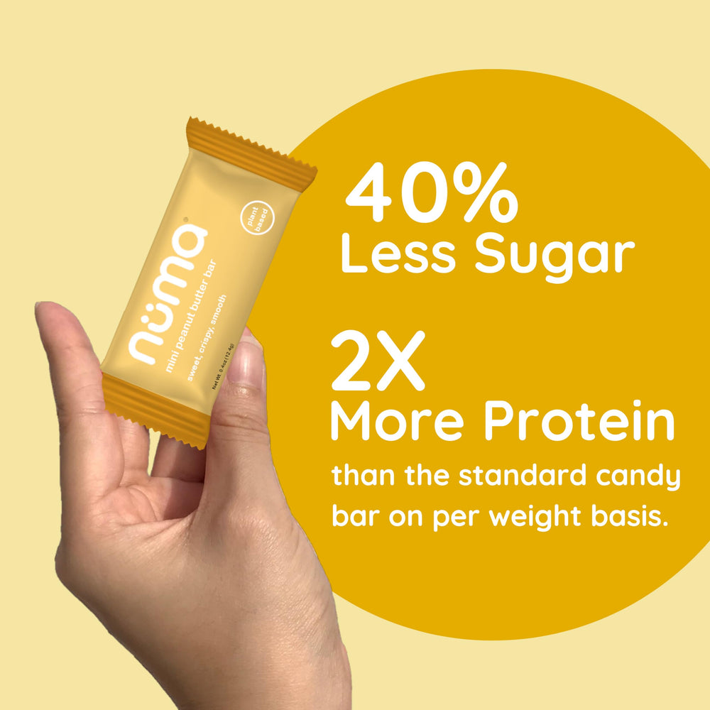 Individual PB bar bite ready to enjoy on the go