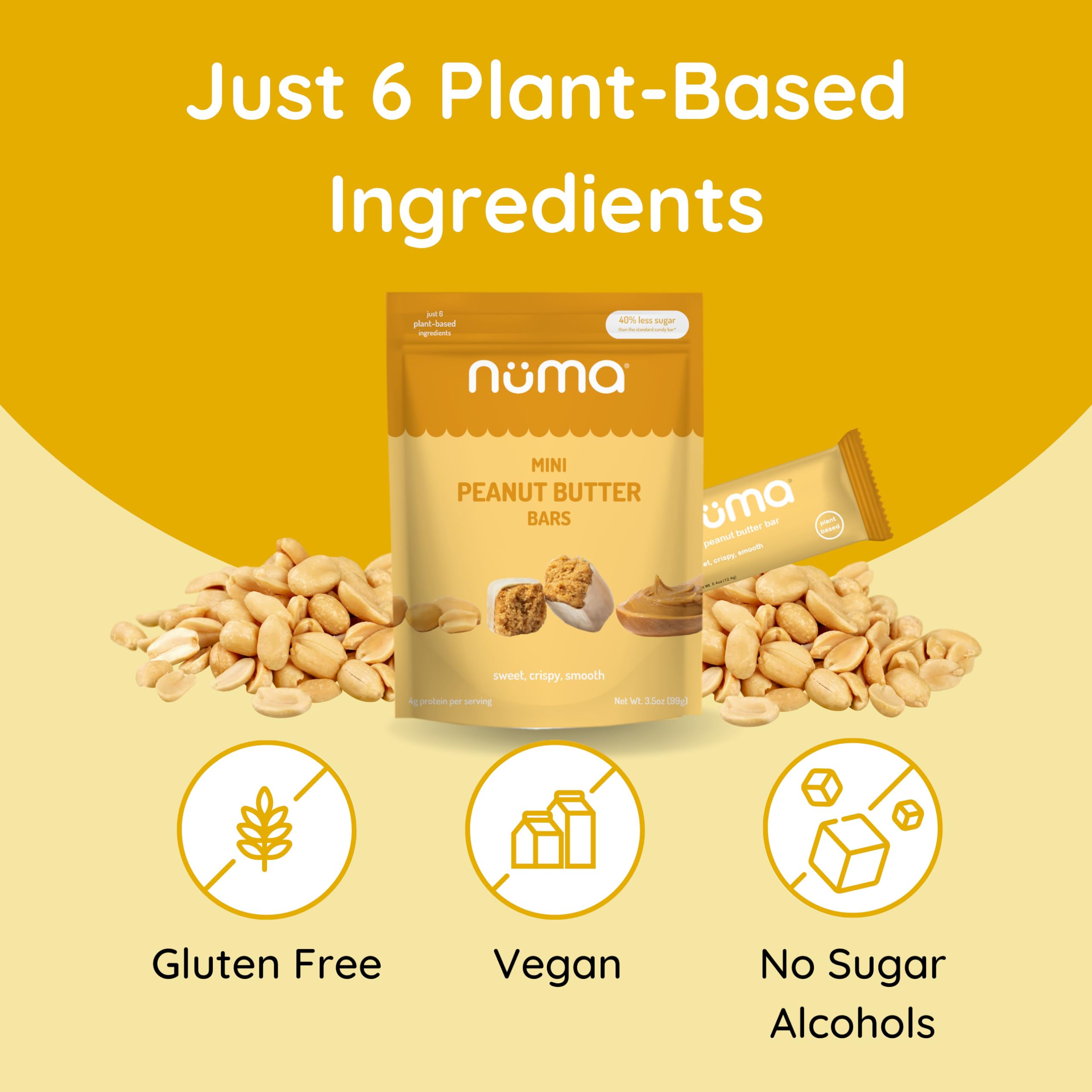 Numa mini bars on the move, ideal travel or gym snack