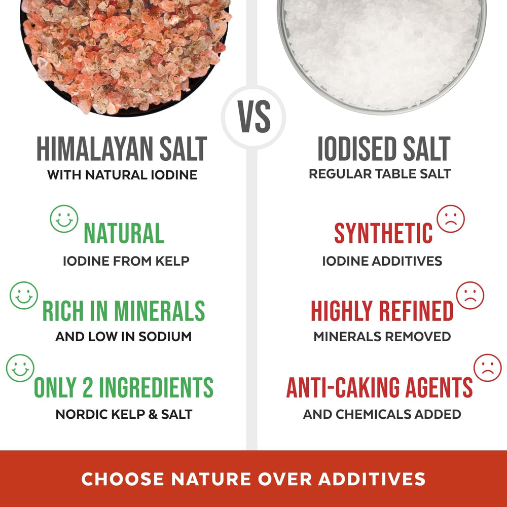 Numami salt on roasted vegetables enhances aroma and adds subtle ocean depth.