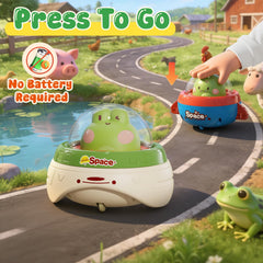 NUMBERFUN battery-free push car for floor play and bath time exploration.