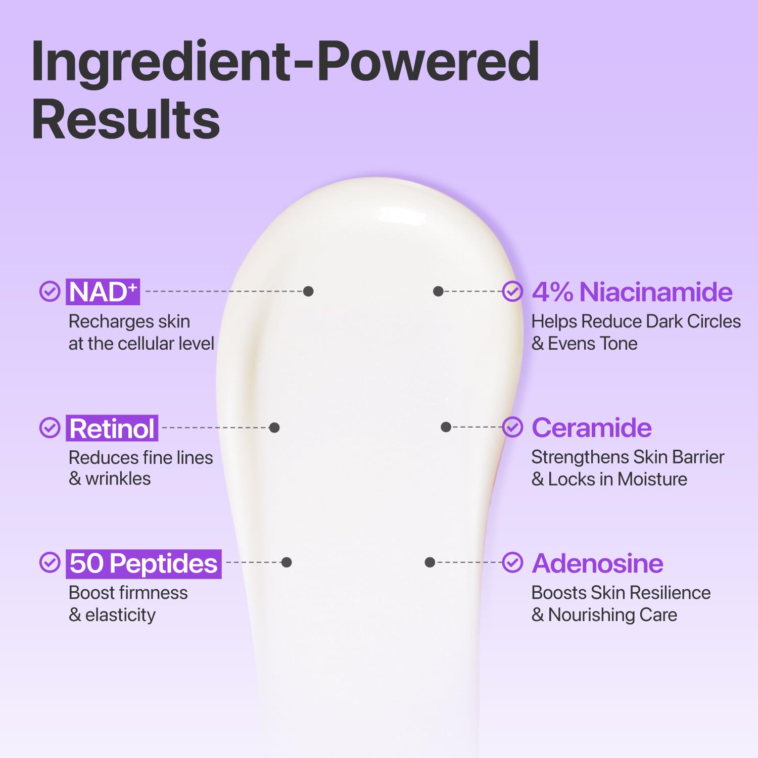 Numbuzin No.9 eye cream depuffing effect during morning routine.