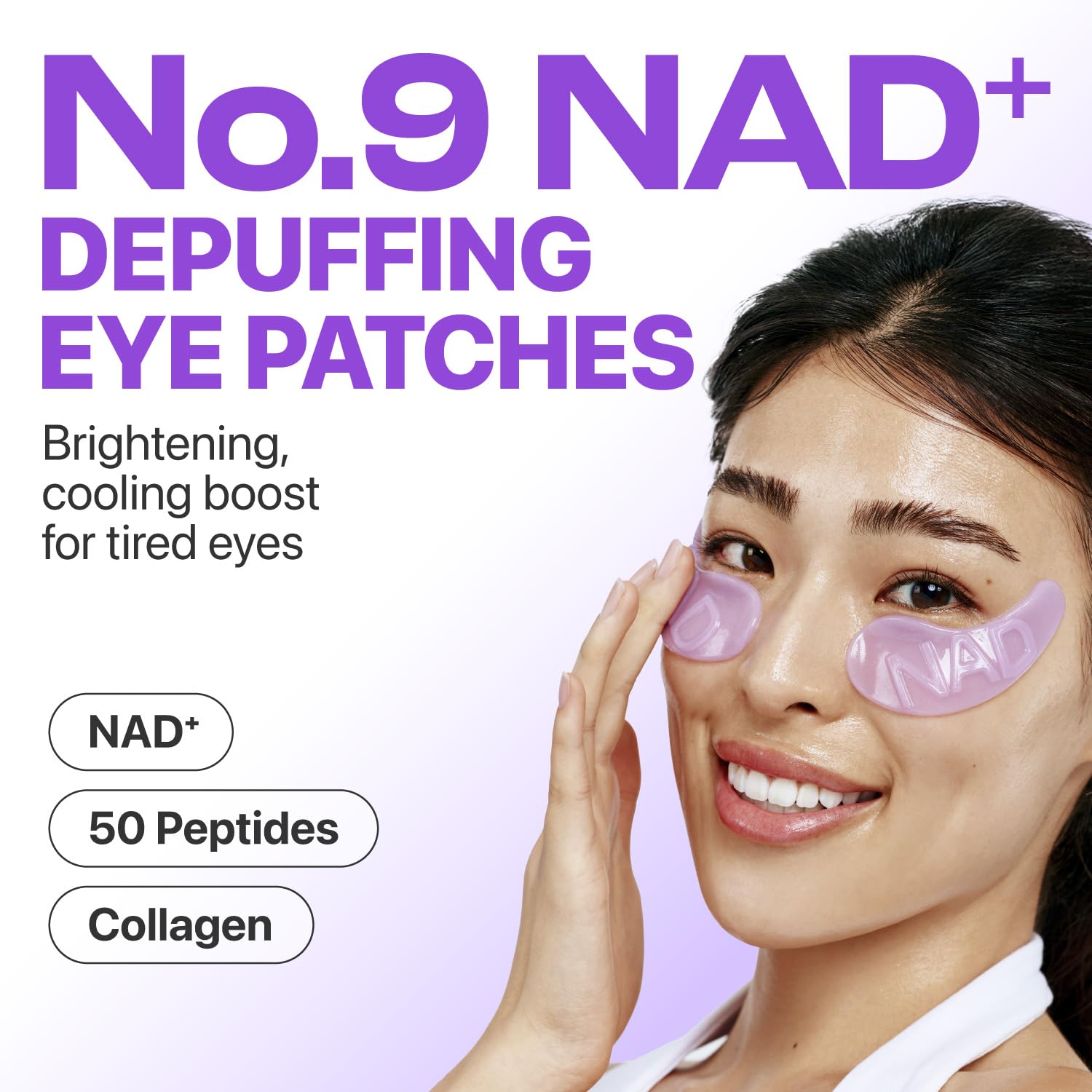 numbuzin No.9 NAD+ and collagen hydrate for smoother-looking under eyes