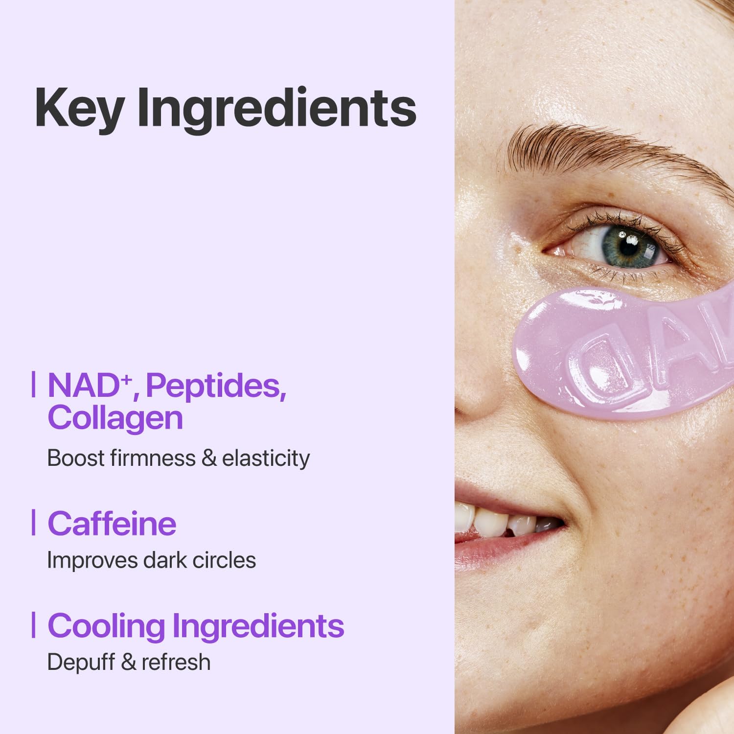 numbuzin No.9 cooling patches reduce morning puffiness for a rested appearance