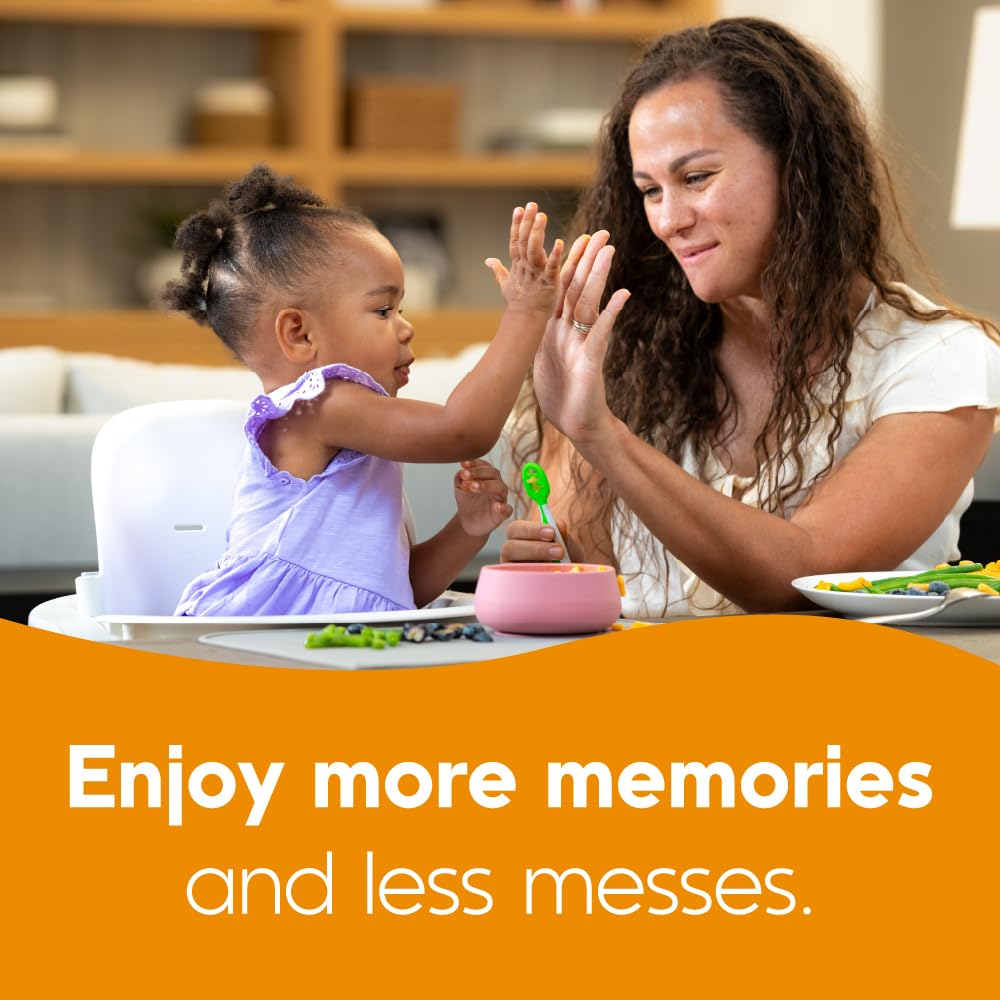 NumNum baby-led weaning spoons enable steady self-feeding
