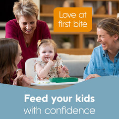 NumNum GOOtensils stage-two toddler spoon promotes confident food-to-mouth motions