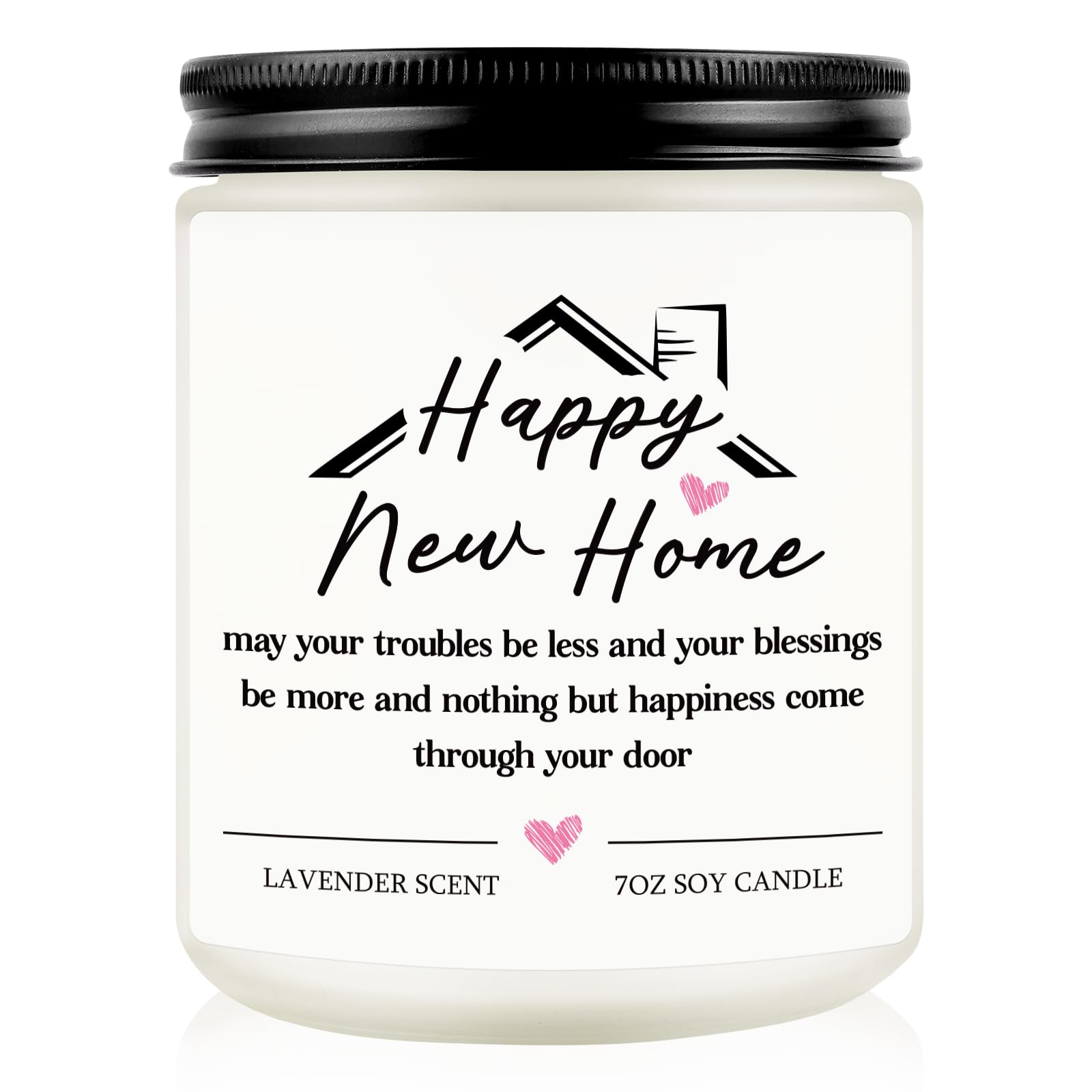 Nuowagify housewarming candle 7oz with calming aroma for a new living space.