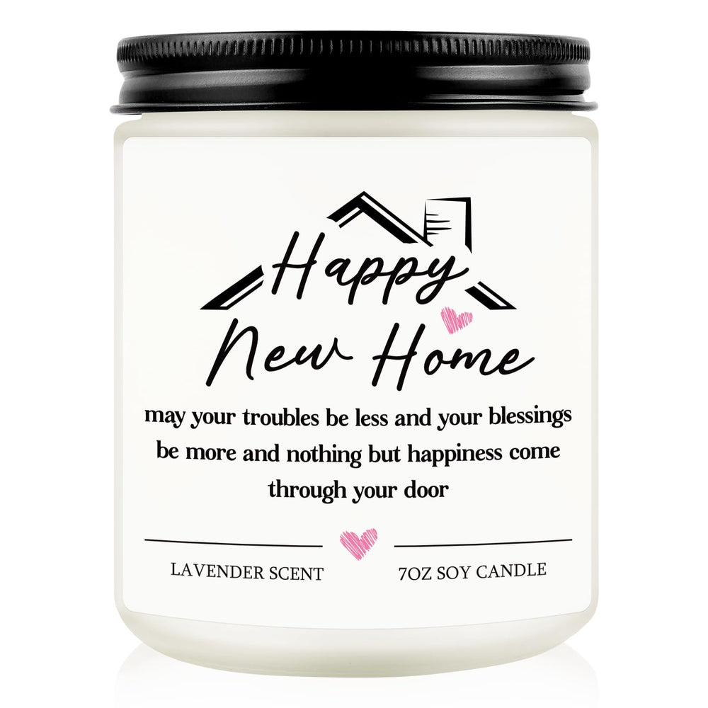 Nuowagify housewarming candle 7oz with calming aroma for a new living space.