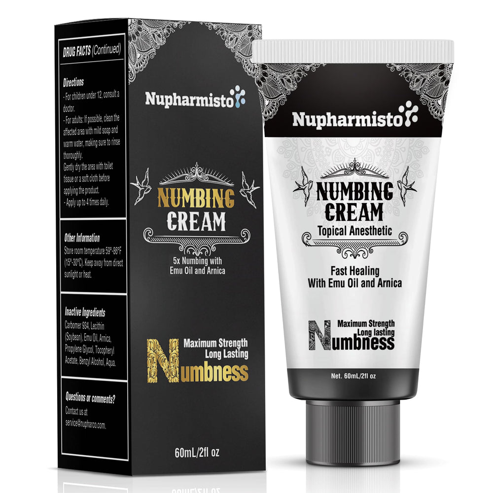 Nupharmco numbing cream application demonstrates easy-to-use formula for targeted relief