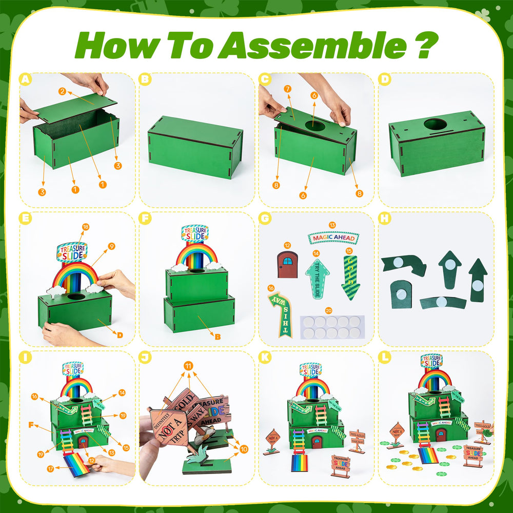 Nurcazo Leprechaun Trap Kit decorations create festive display opportunities for events and classrooms
