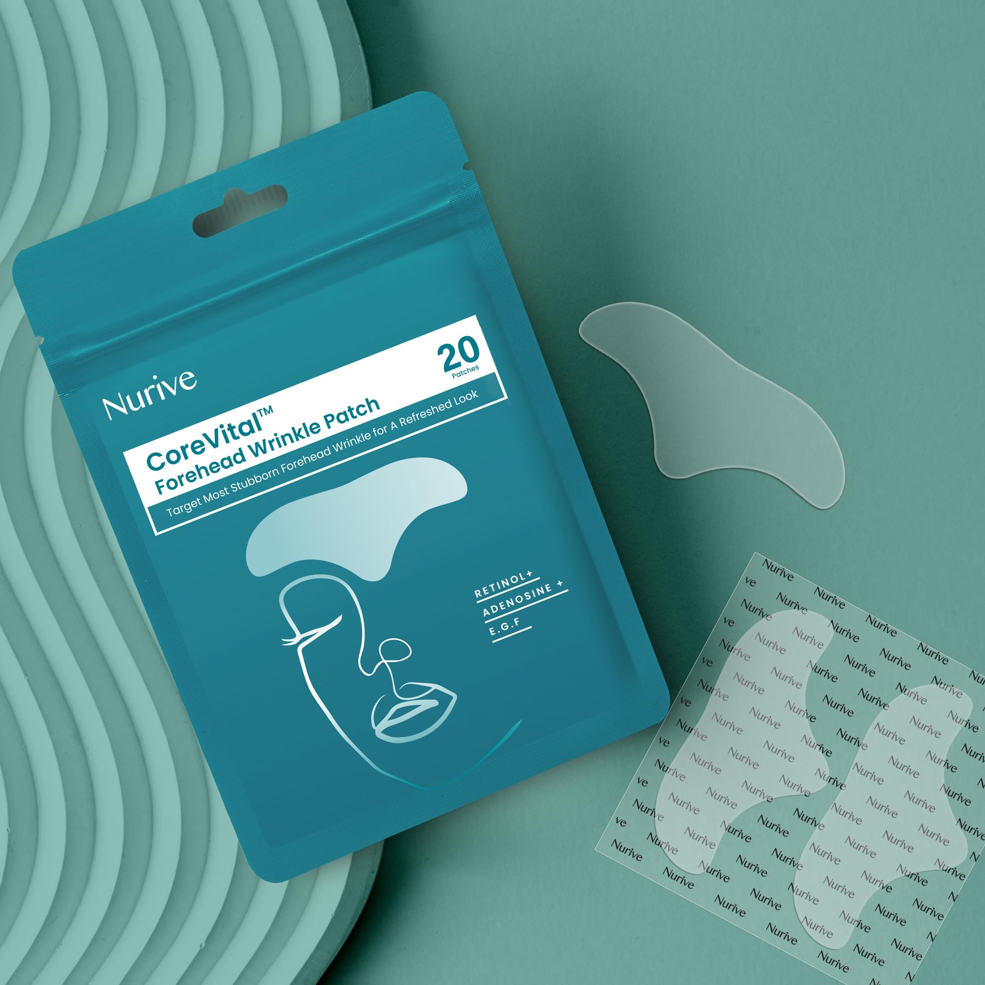 NURIVE overnight patch application fits seamlessly into routine.