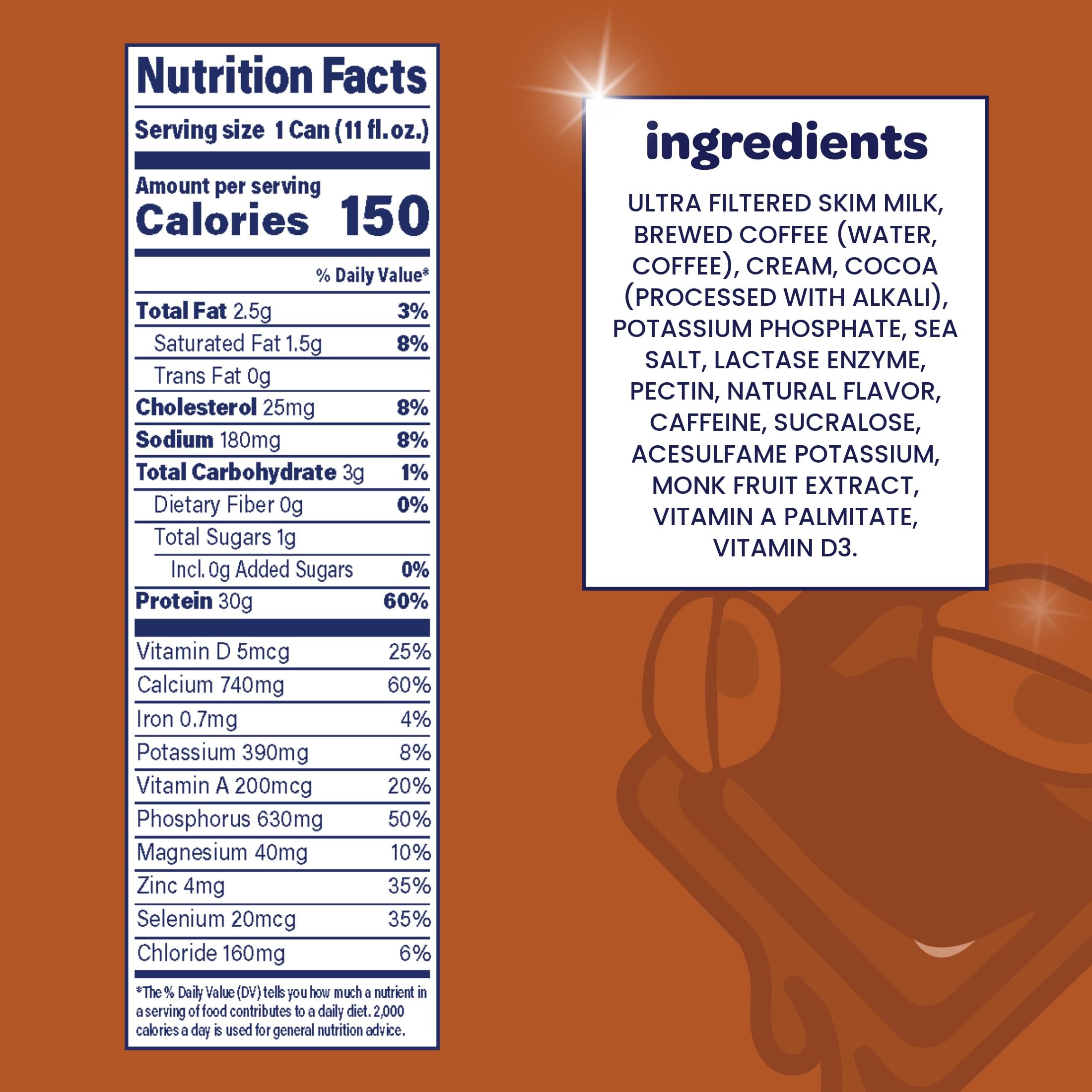 Pouring Nurri Mocha shake into a glass for quick daily fueling.