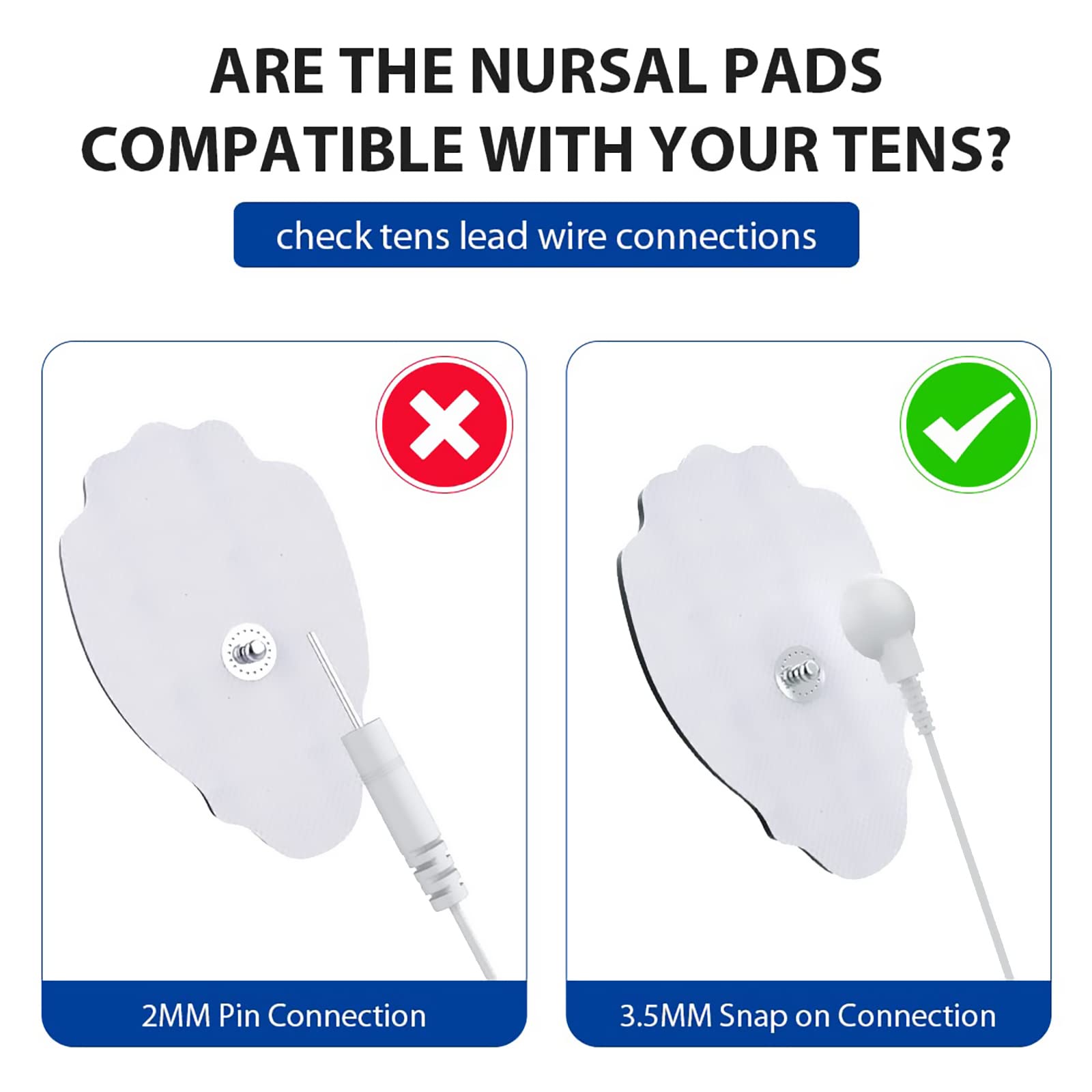 NURSAL small pads adhesive gel close-up for secure attachment