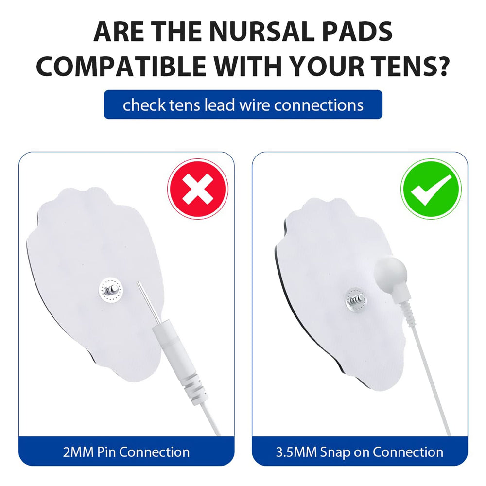 NURSAL small pads adhesive gel close-up for secure attachment