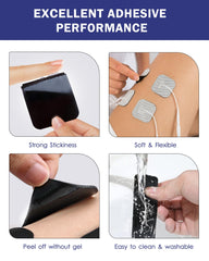 NURSAL latex-free TENS pads suitable for sensitive skin.