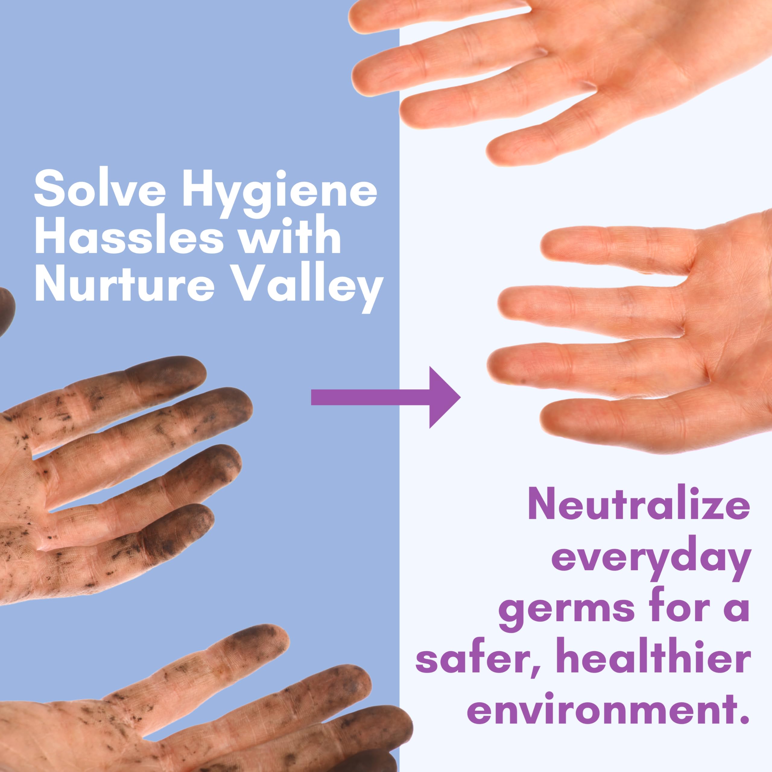 Nurture Valley alcohol-free wipes ideal for sensitive skin cleansing