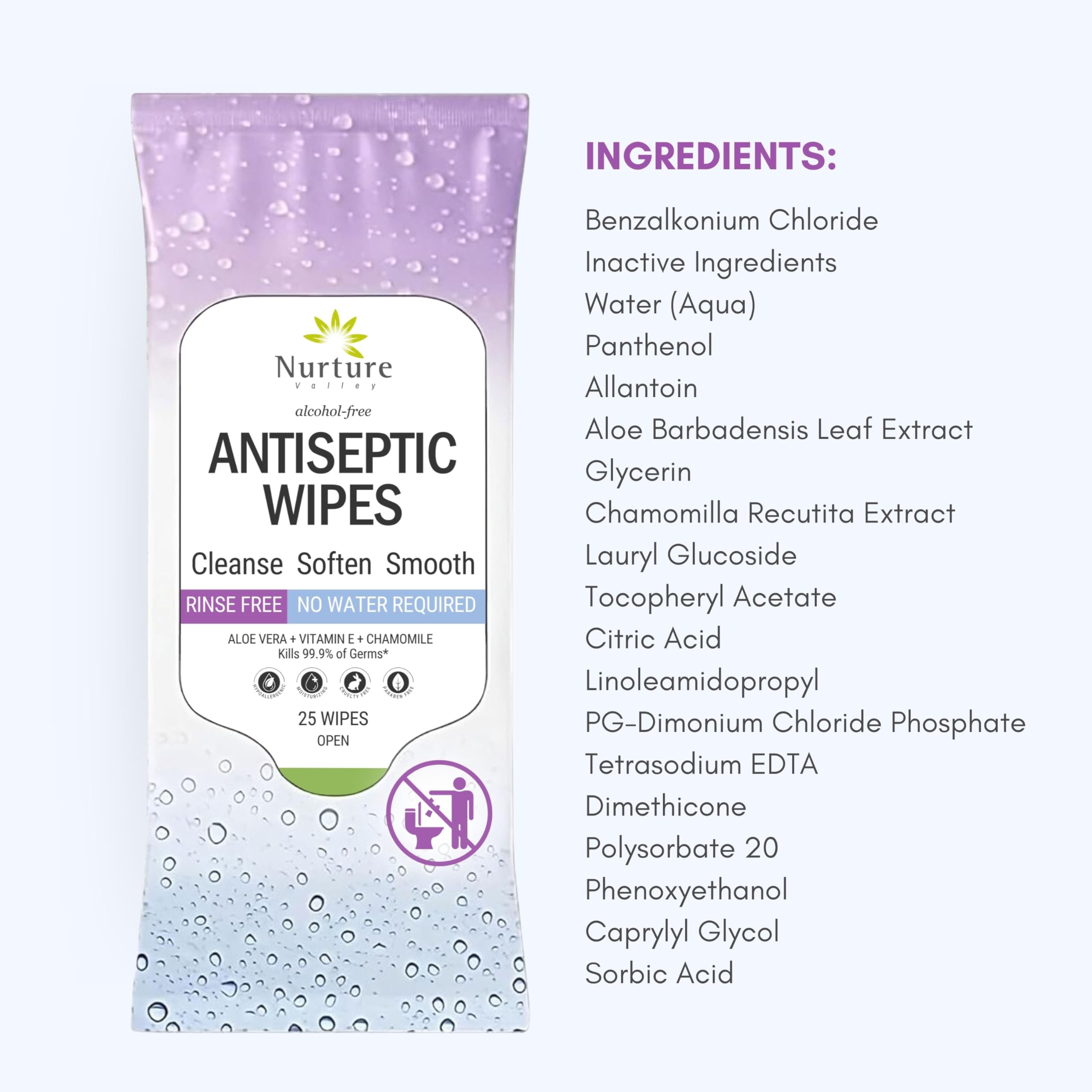 Nurture Valley Nurture XL wipes suitable for adults and babies