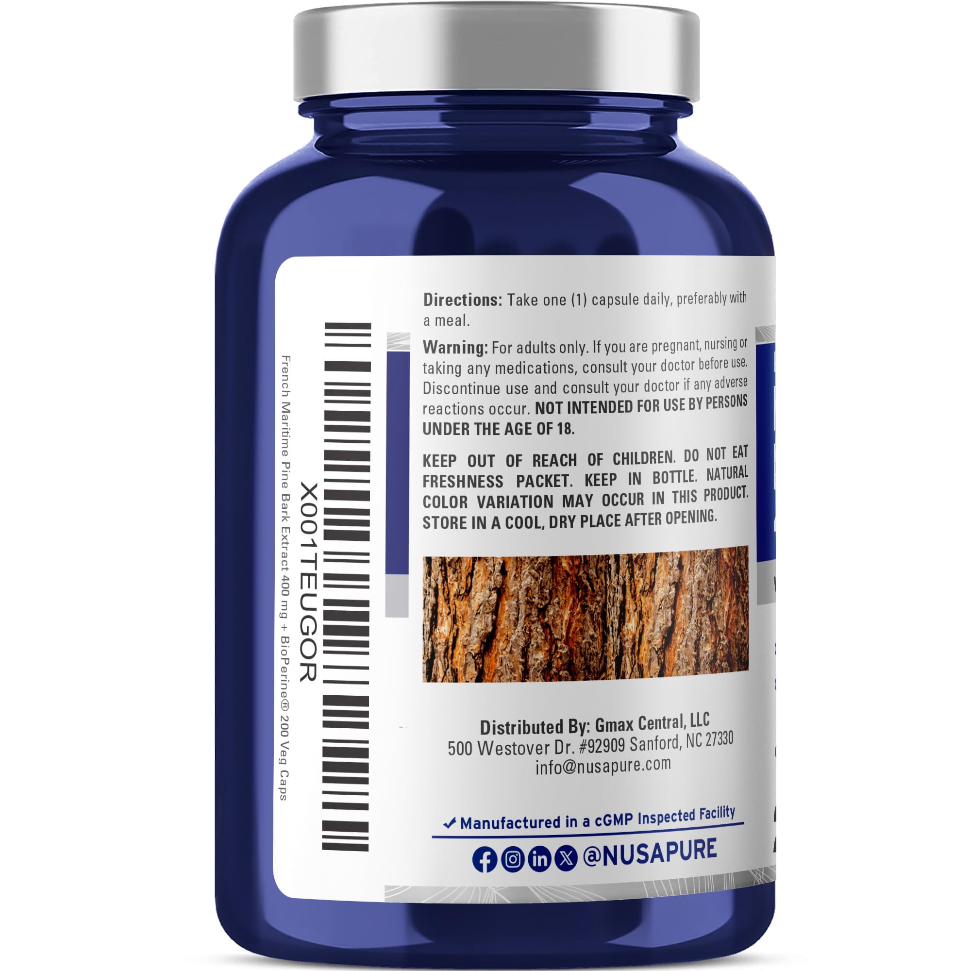 NusaPure 95% proanthocyanidins standardization highlights potency and consistency
