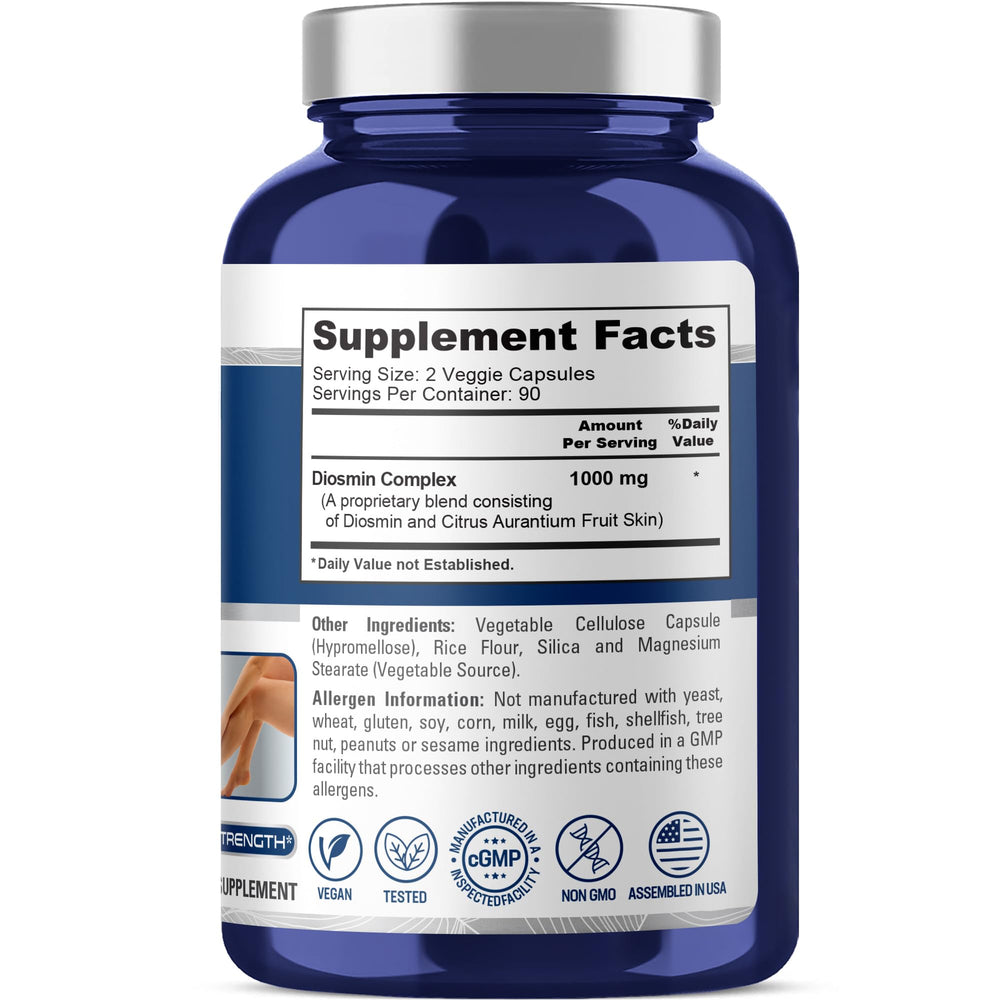 NusaPure Diosmin Complex capsules ready for daily vegan use