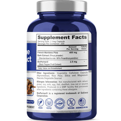 NusaPure pine bark capsules with Bioperine-enhanced formula for absorption