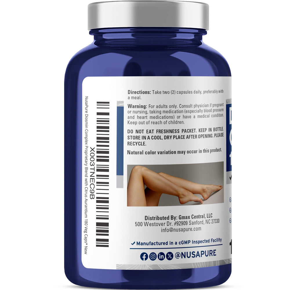 NusaPure veggie capsules packaging highlighting vegan-friendly formula