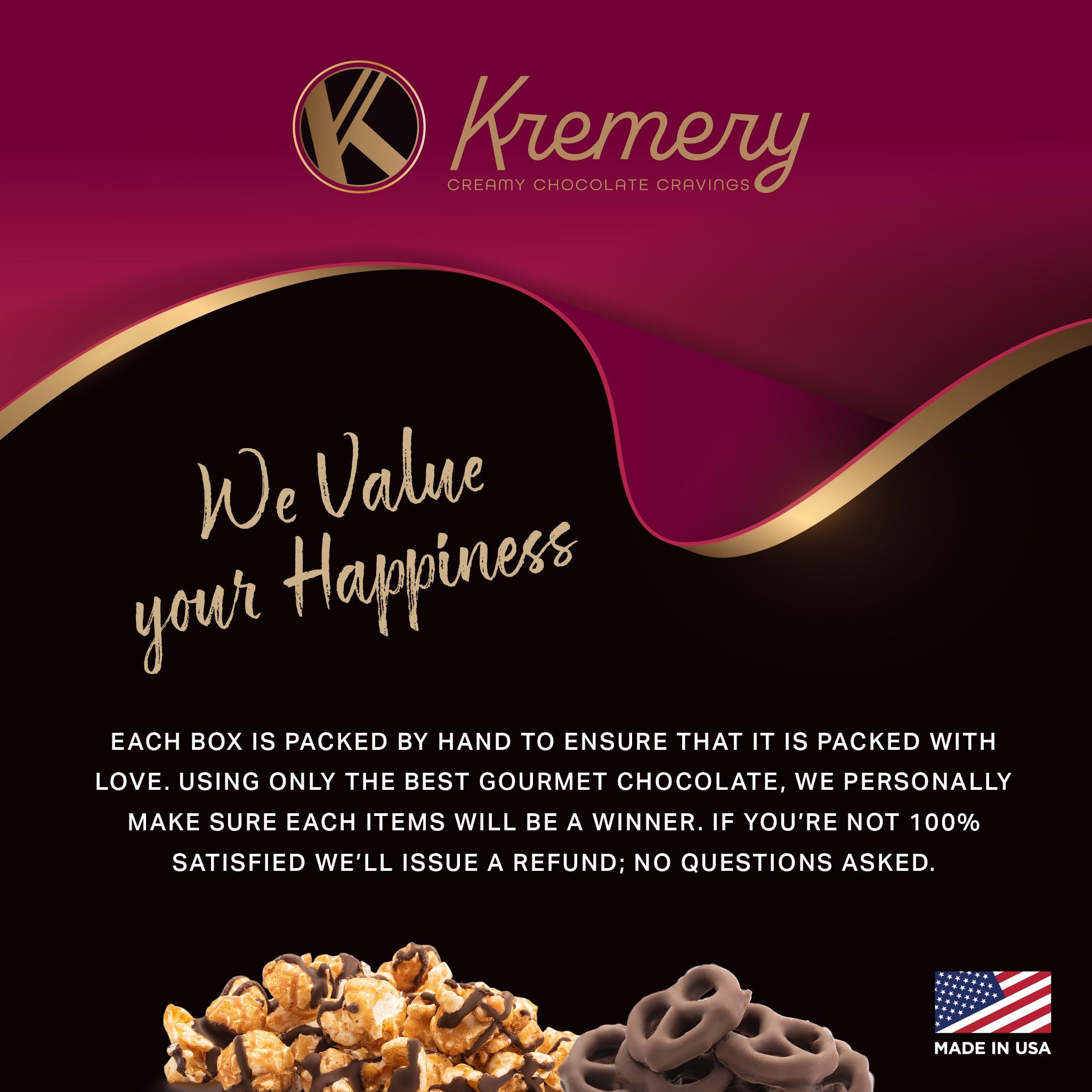 Nut Cravings Kremery ghirardelli-squares: premium chocolate squares for indulgence.