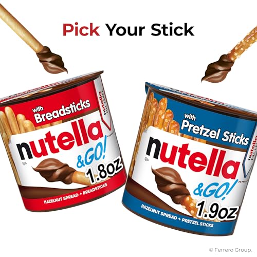 Nutella GO combo dipping cups and sticks for sharing