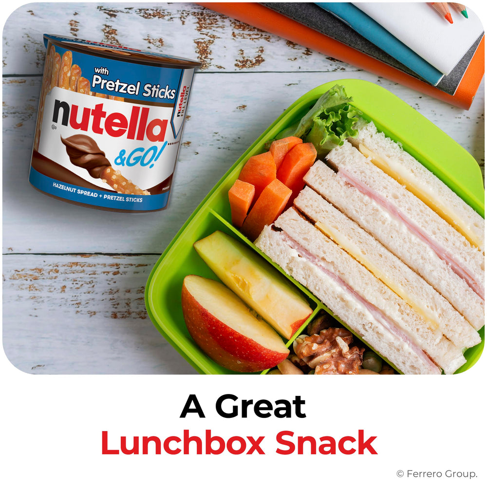 Nutella & GO! lunchbox snack cup ideal for school meals.