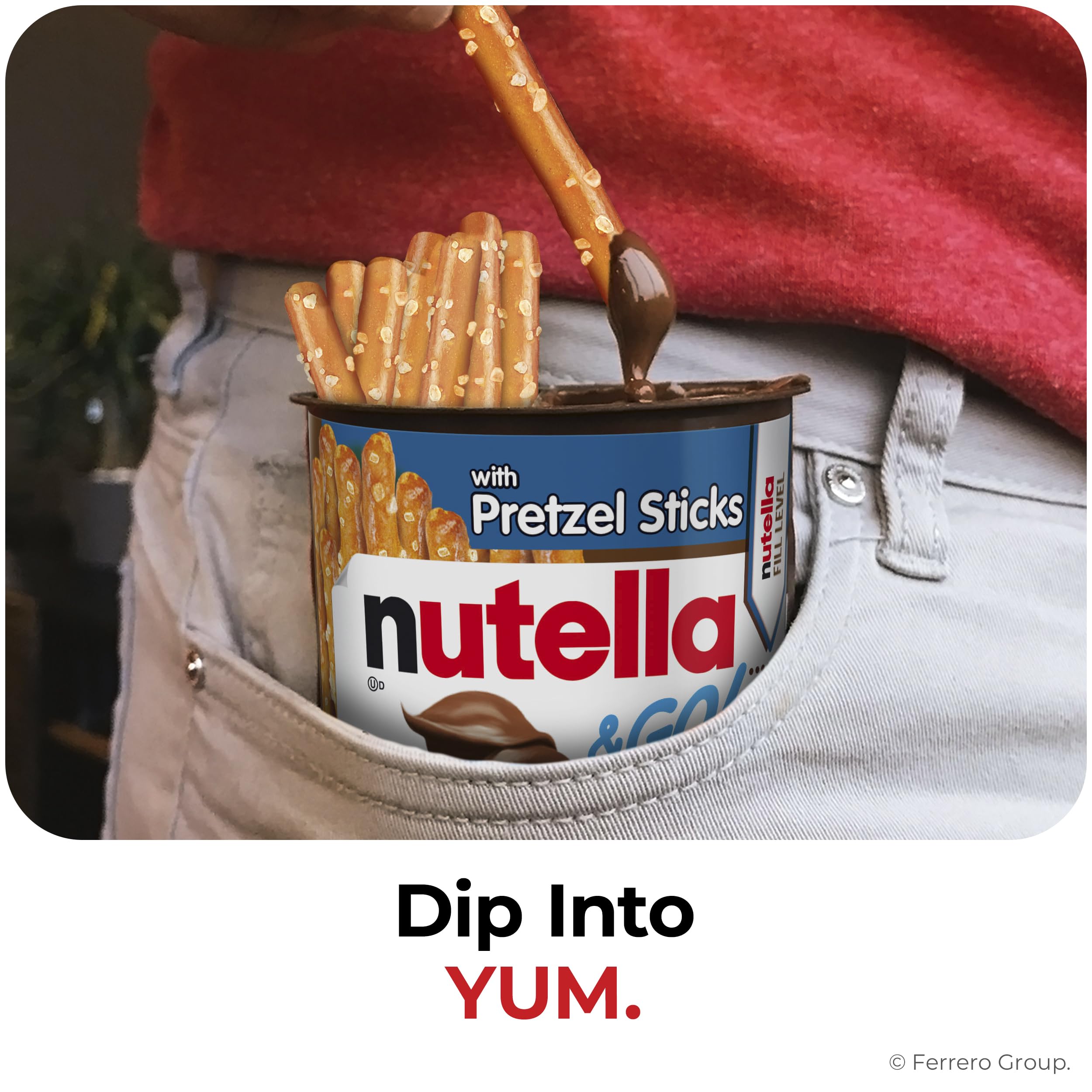 Nutella GO! snack cup design for convenient storage