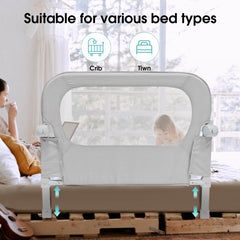 Nutikas bed rail guards from crib to queen bed for safer sides