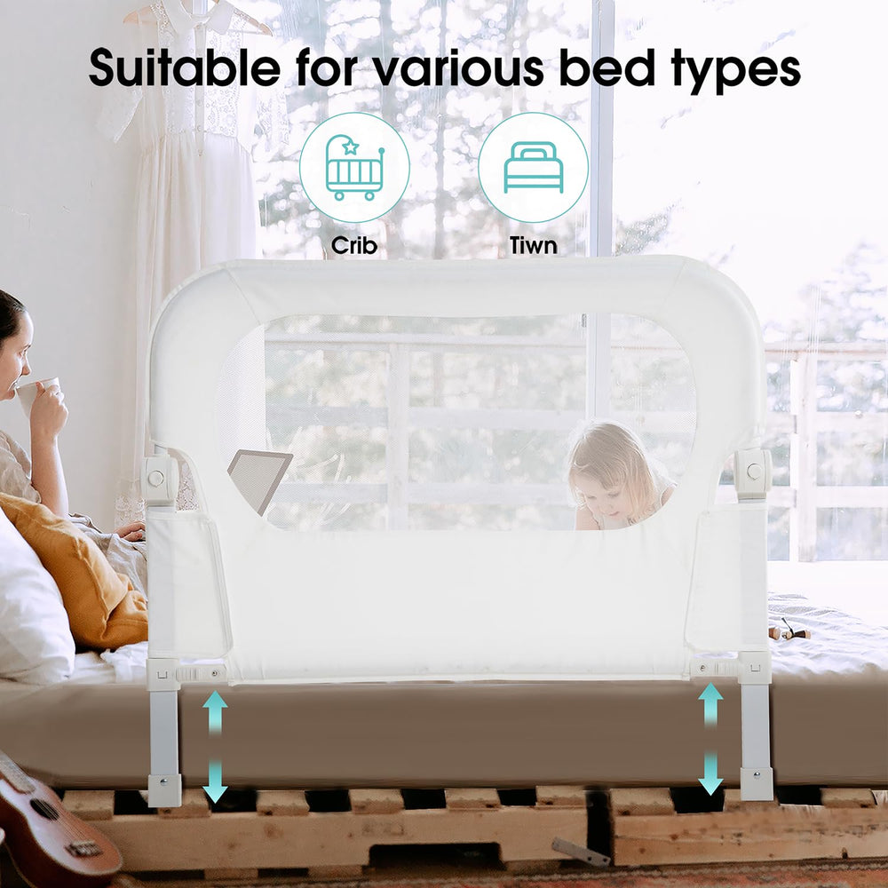 NUTIKAS sturdy design keeps toddlers secure through the night.
