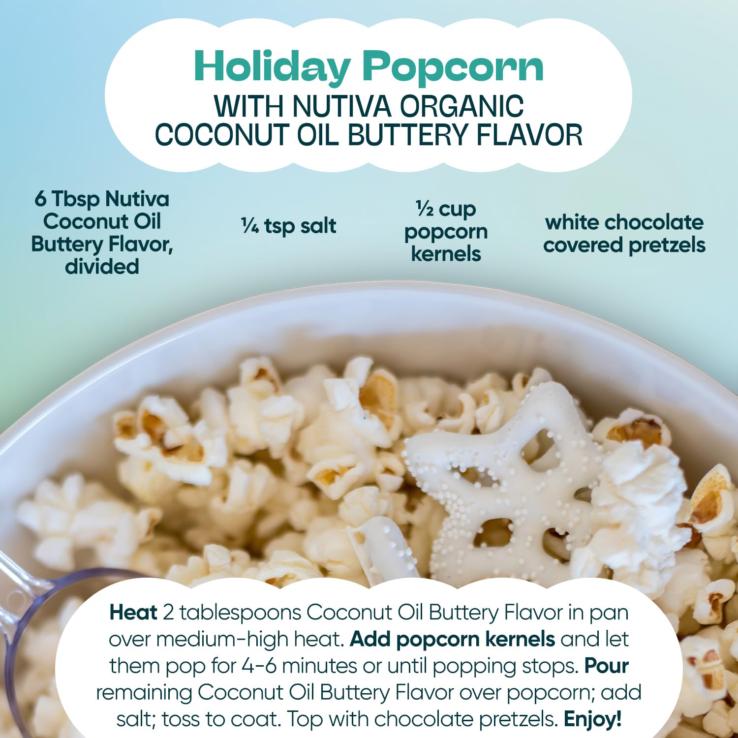 Nutiva coconut oil butter flavor spread on toast for a plant-based breakfast.