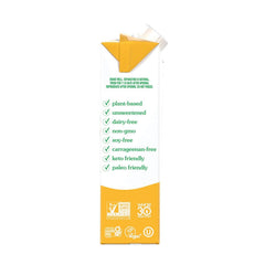 Close look at almond and coconut ingredients in Nutpods unsweetened creamer