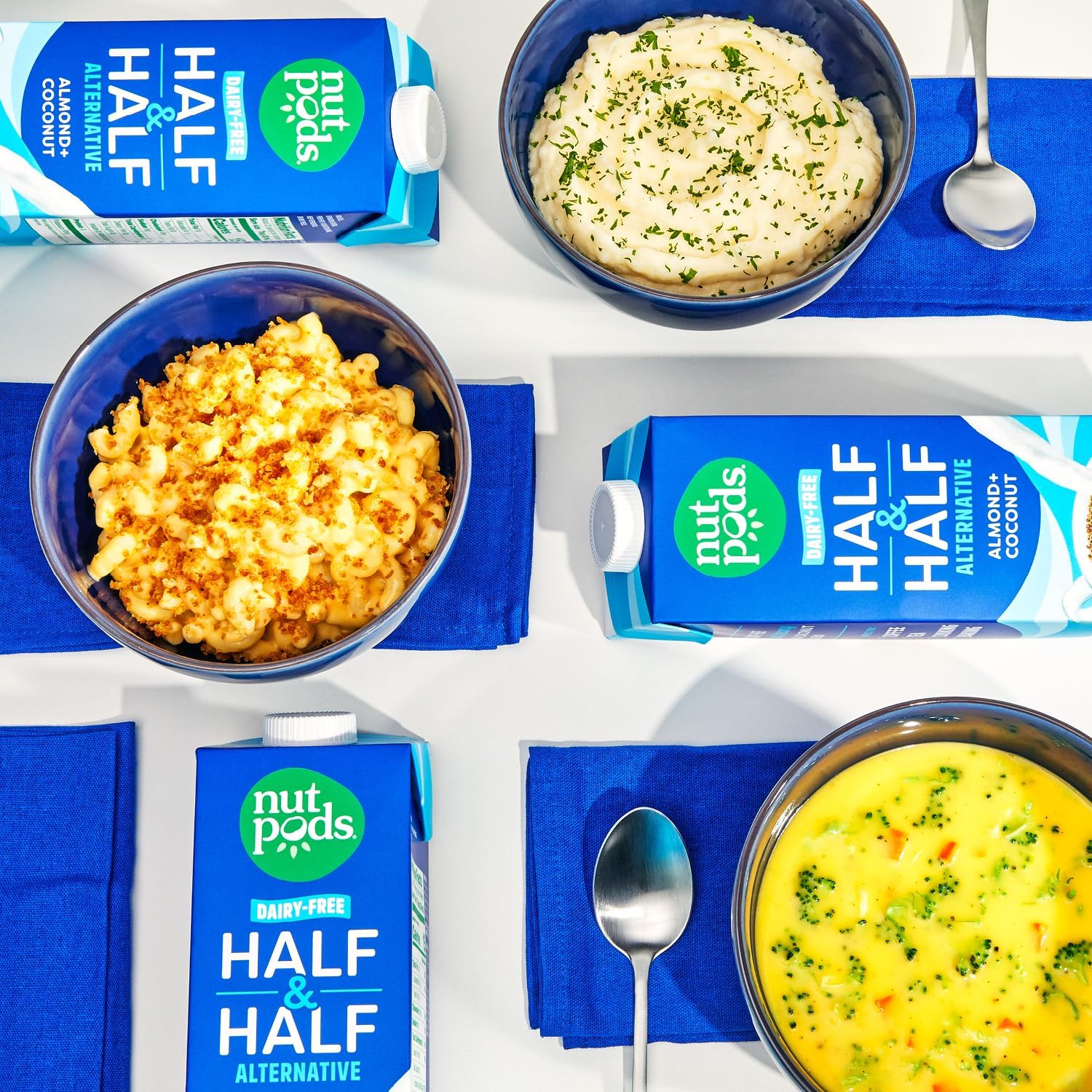 Nutpods Unsweetened Half & Half in kitchen, suitable for keto and vegan meals.