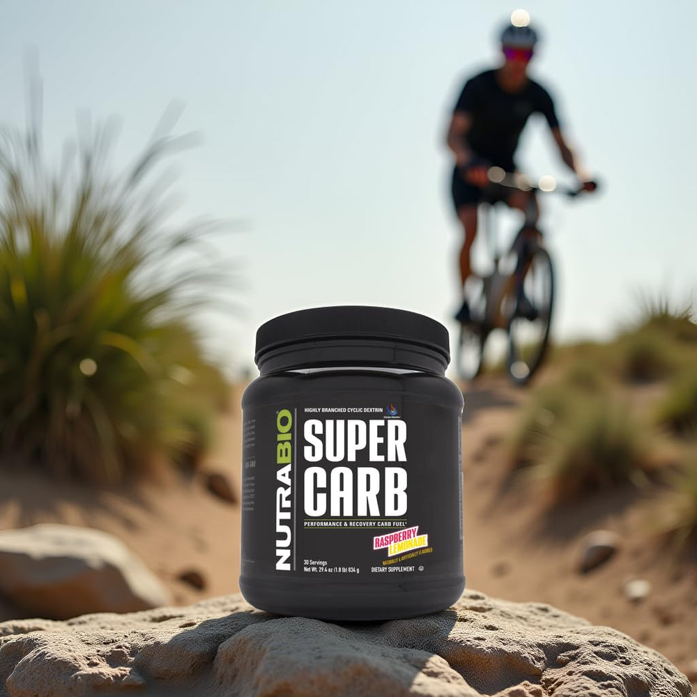 NutraBio cluster dextrin-based formula providing long-lasting energy.