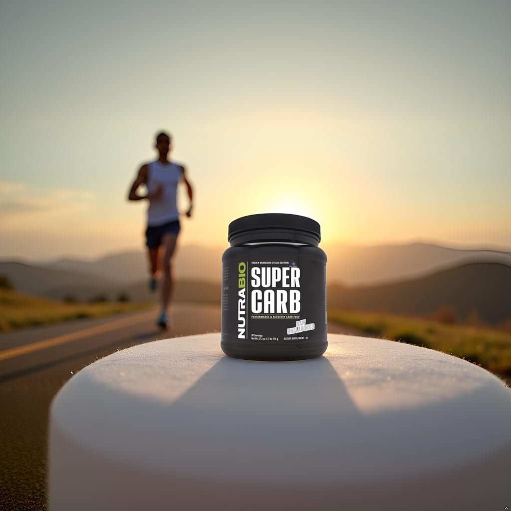NutraBio Super Carb ready for workout fueling and sustained energy