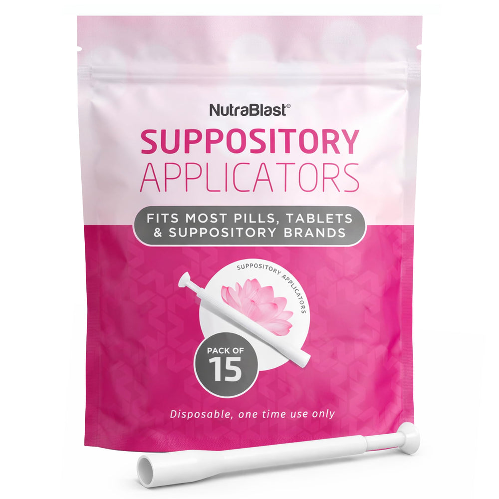 NutraBlast 15-pack box of disposable applicators for easy use.