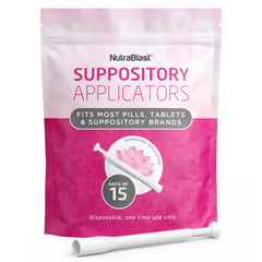 NutraBlast 15-pack box of disposable applicators for easy use.