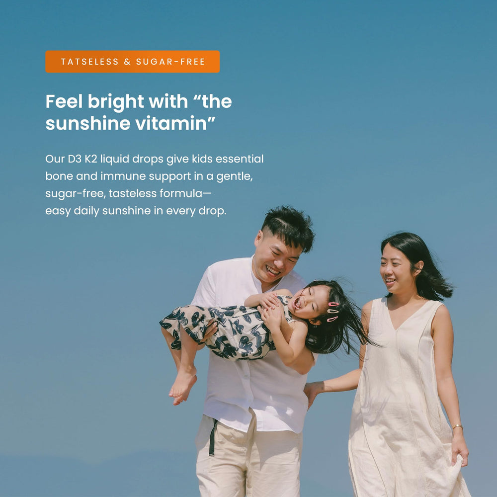 Product label highlights sugar-free and allergen-free features