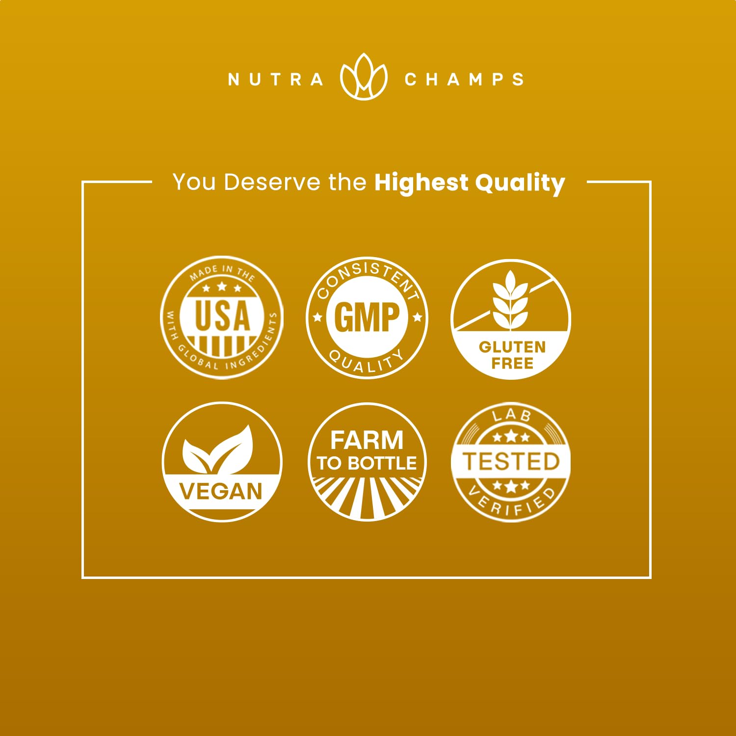 Lab-tested NutraChamps ginseng capsules ensure consistent energy and reliability.