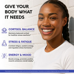 NUTRAHARMONY Ashwagandha herbal capsules support mood and daily resilience.