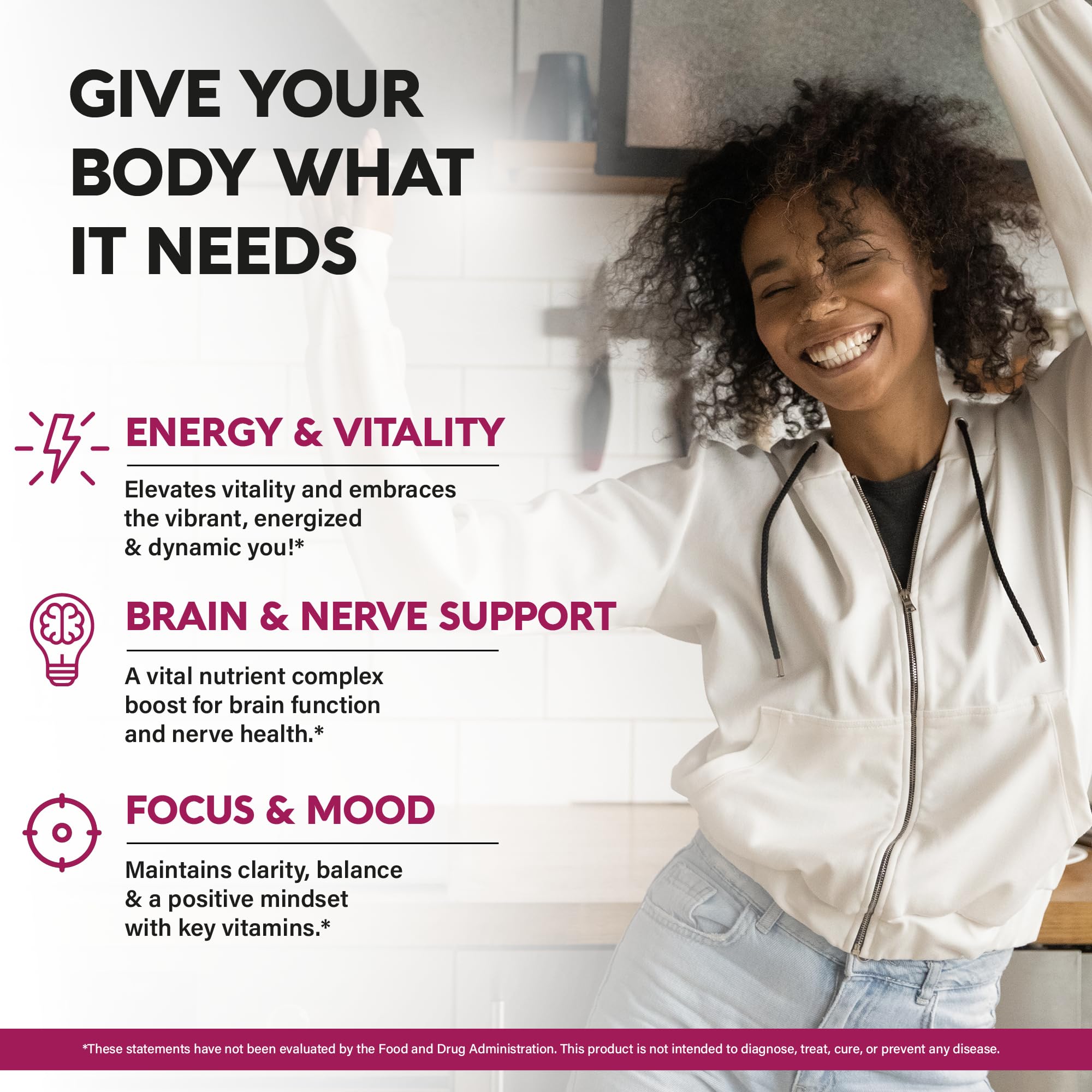 NutraHarmony B-Complex Drops dropper closeup for precise dosing.