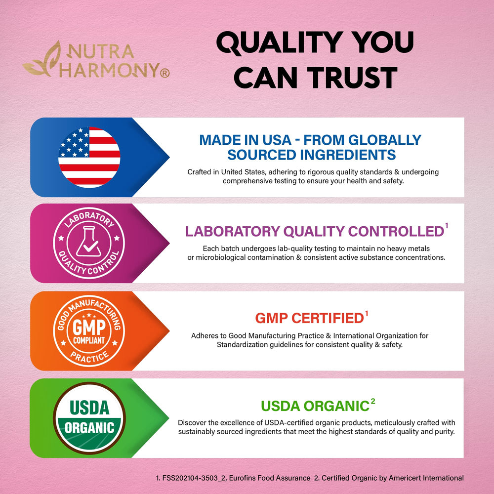NutraHarmony B-Complex Drops measurement guide demonstrates 1 ml daily dose.