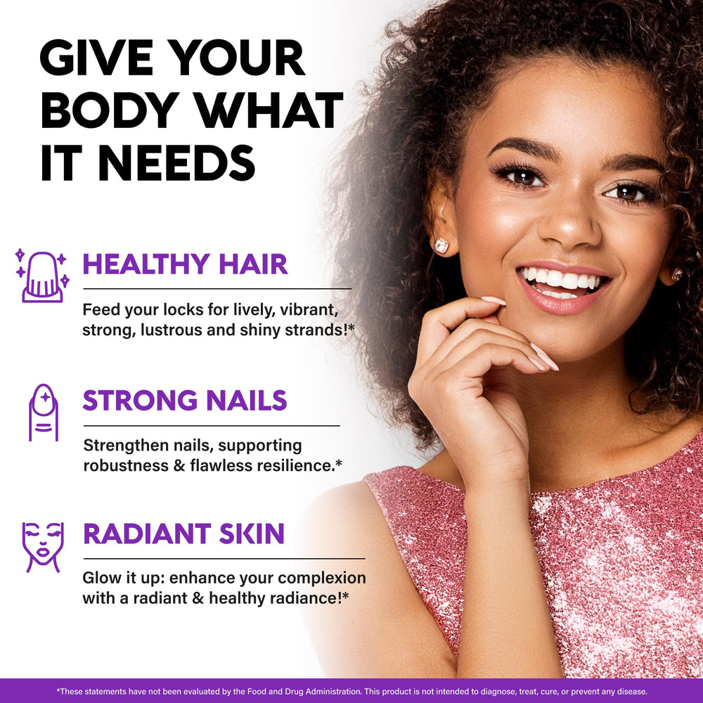 NUTRAHARMONY Biotin Collagen gummies serving as easy daily dose.