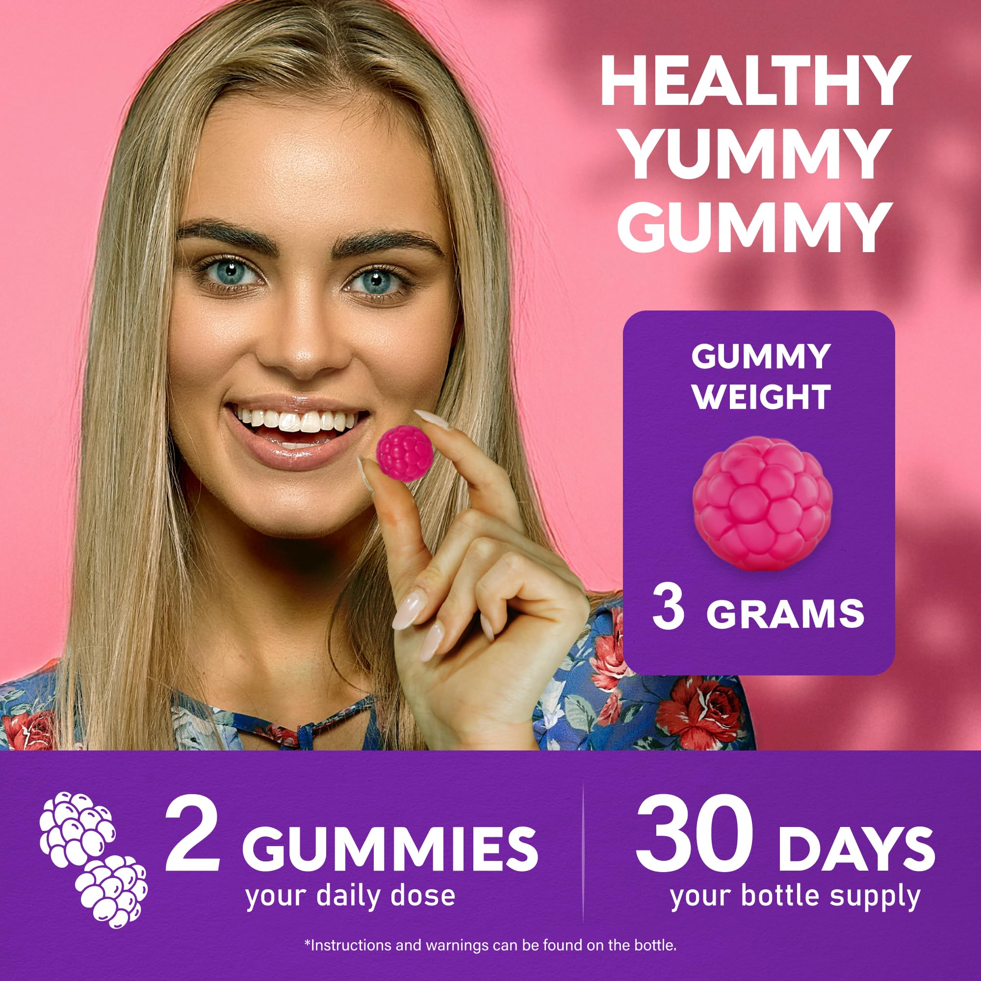 NUTRAHARMONY Biotin Collagen label detail emphasizing non-GMO and gluten-free.