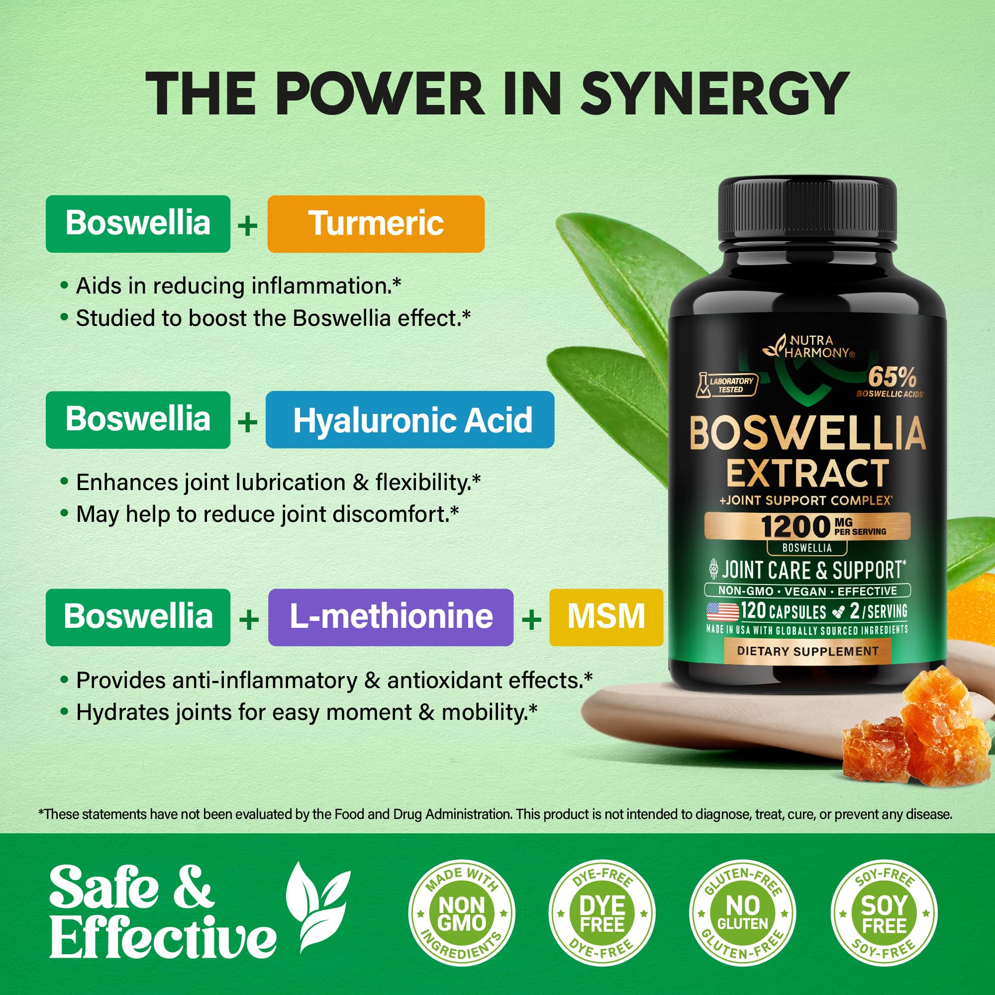 NutraHarmony Capsule closeup showcasing capsule texture and premium quality.
