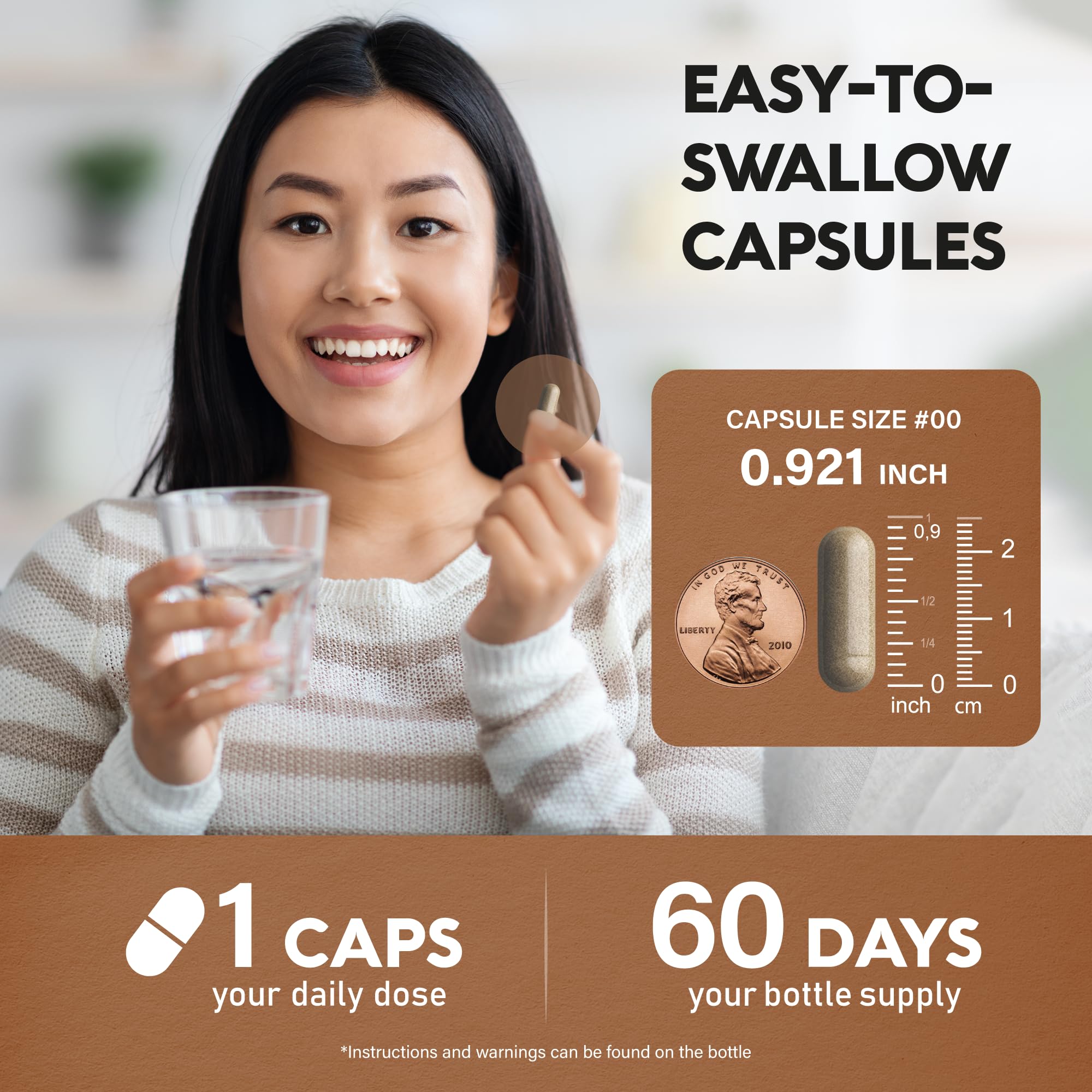 NUTRAHARMONY Ceylon Cinnamon capsules with tamper-evident seal for freshness.