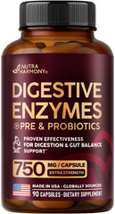NutraHarmony Digestive Enzymes for Women bottle supports daily gut comfort.